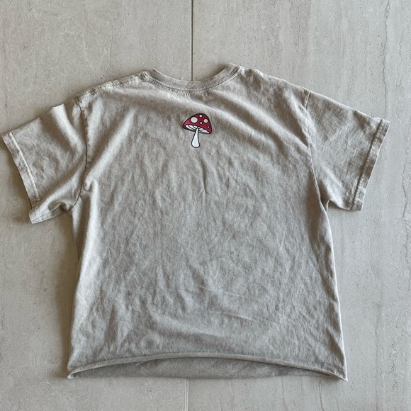 Fifth Sun Mushroom Nature Blooms Nature Crop T-Shirt Size S - Picture 5 of 6